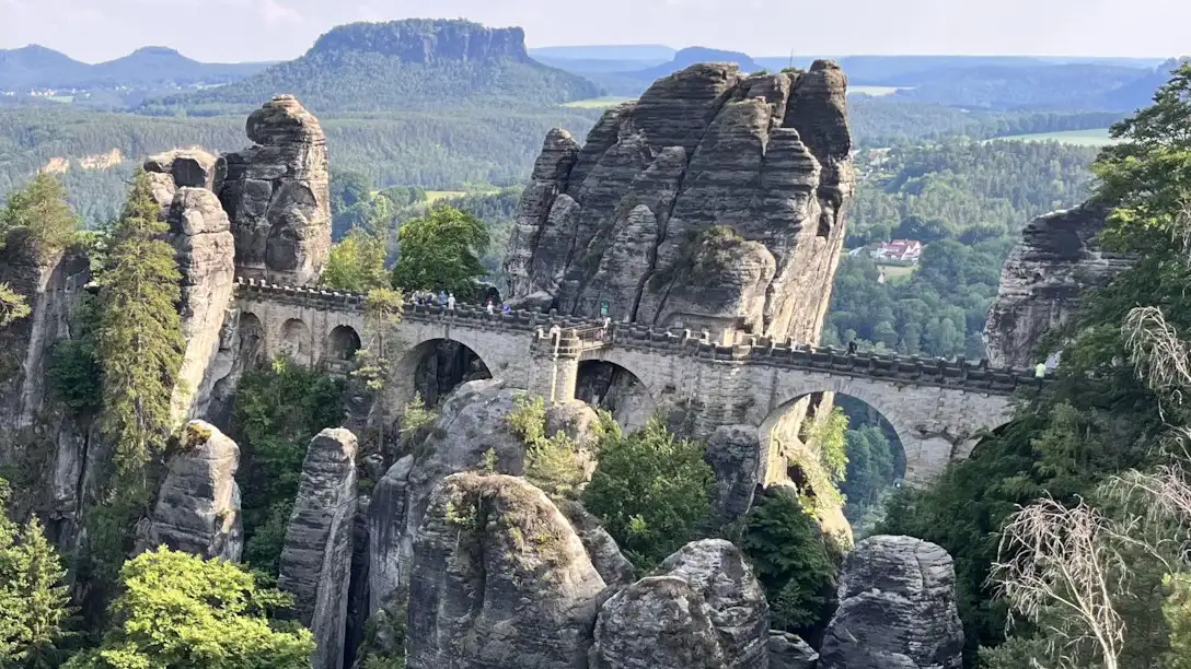 Basteibrücke im Elbsandsteingebirge